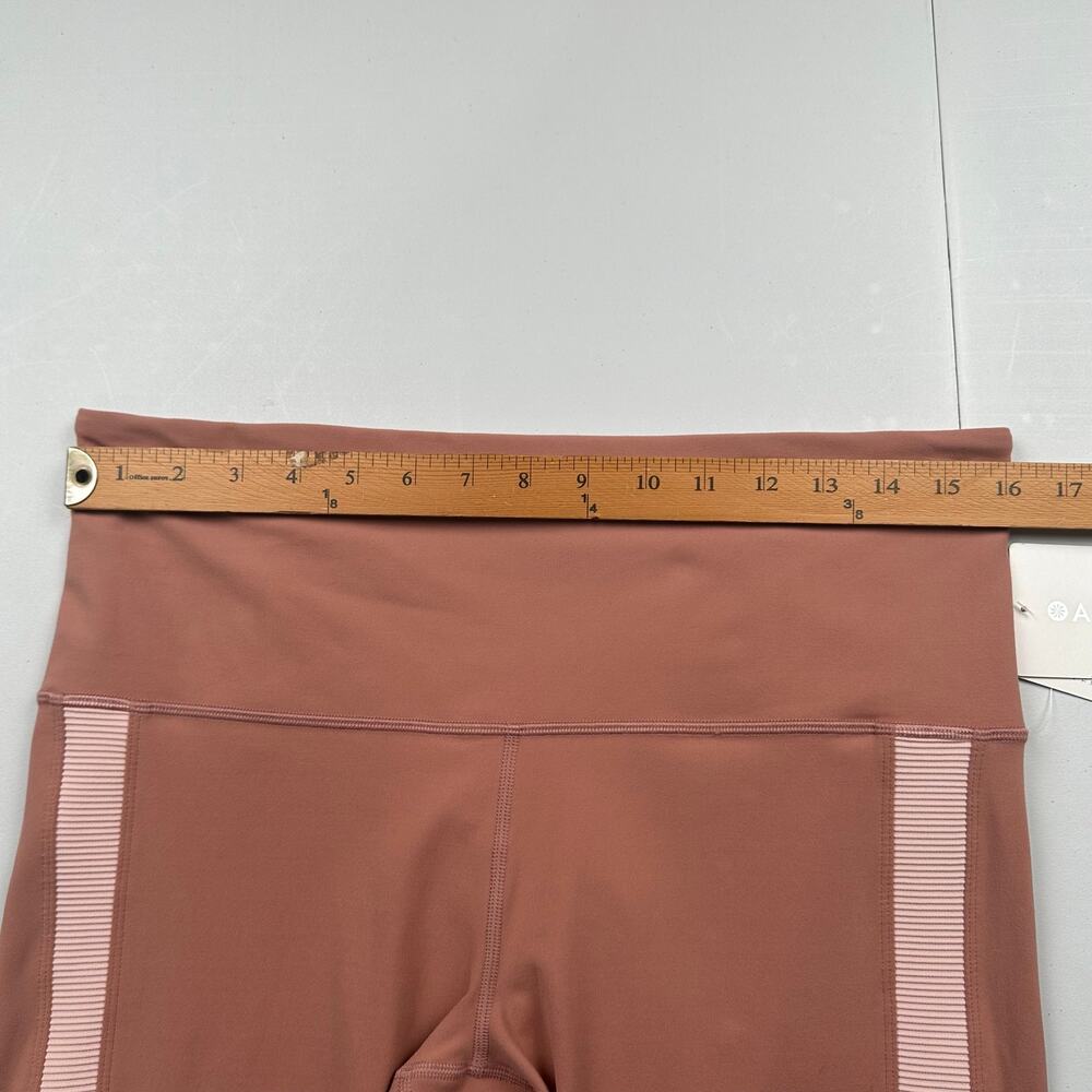 Athleta Leggings Womens 1X Pink Elation Rib Trim 7/8 Tight Workout Comfort Gym - Picture 10 of 14